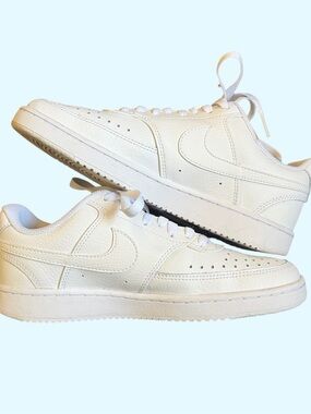 Nike Women’s White Vision Court Low Sneakers